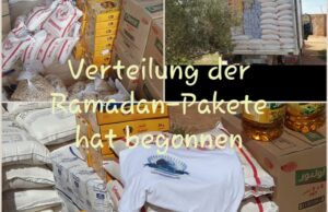 Ramadan-Pakete Verteilung hat begonnen
